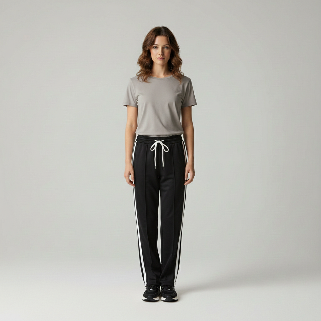 Mira | Relaxed Fit Sports Trousers with Side Stripes