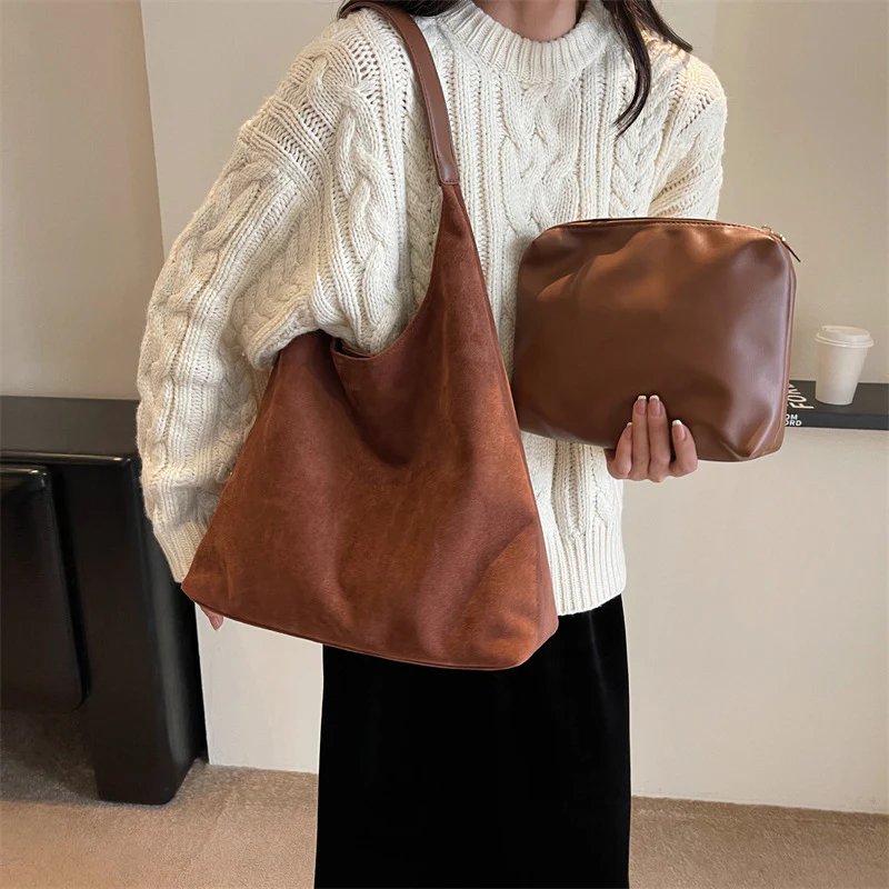 Jedidiah | Bag Vegan Suede Shoulder Bag