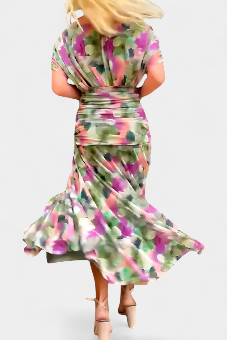 Rebeca | Dress with Sheer Sleeves