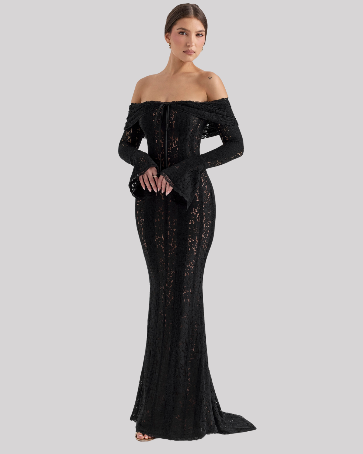 Aréa | Floral Off-Shoulder Dress