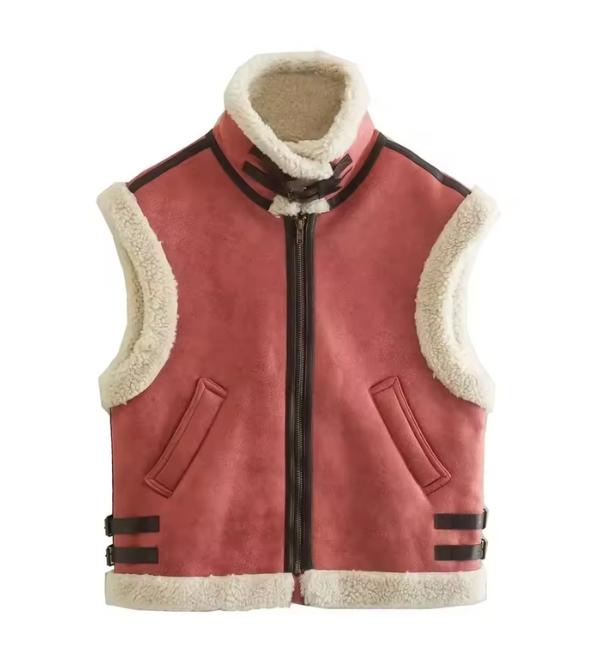 Taraji | Vest with Shearling Lining