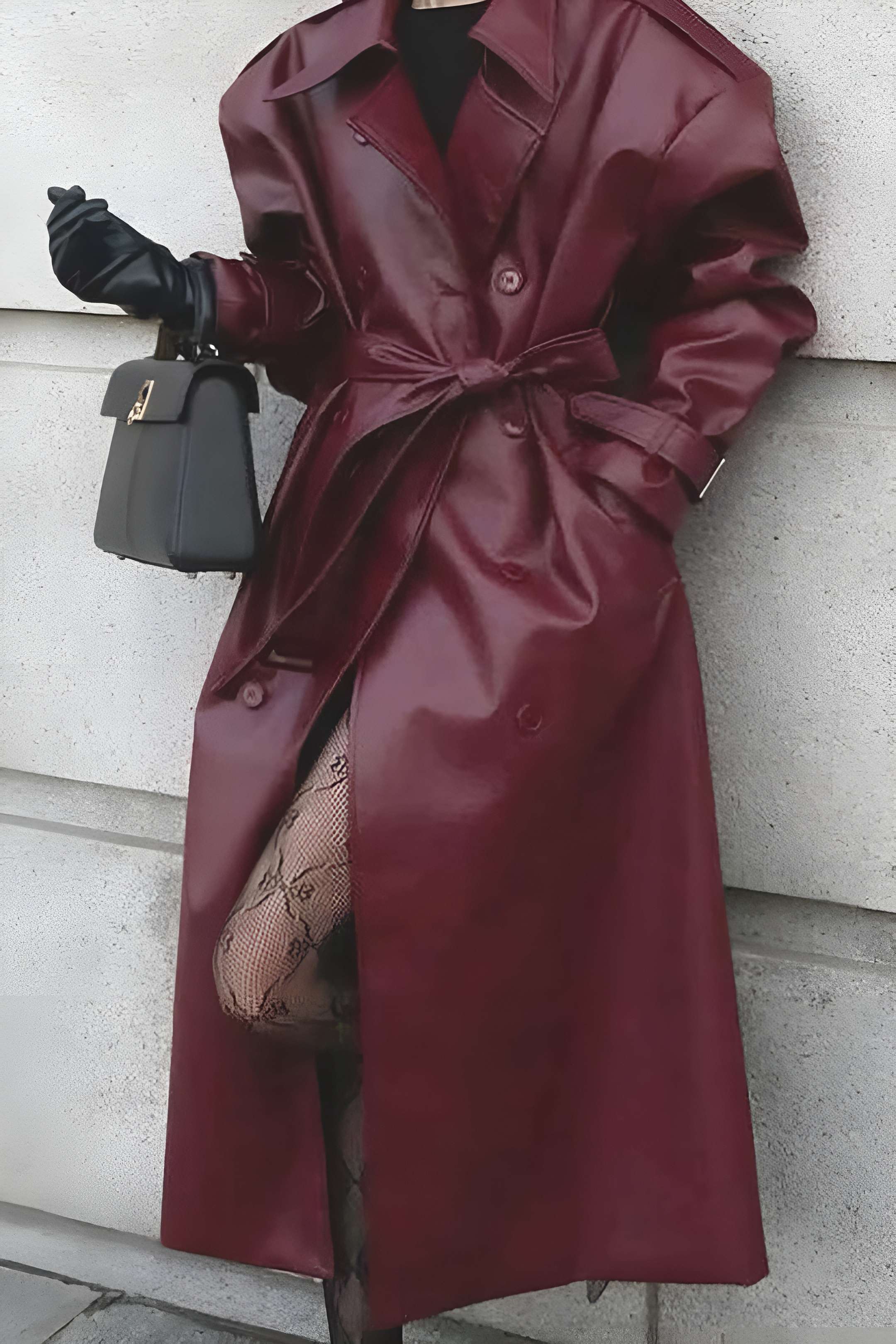 Serena | Trench Coat Women Imitation Leather