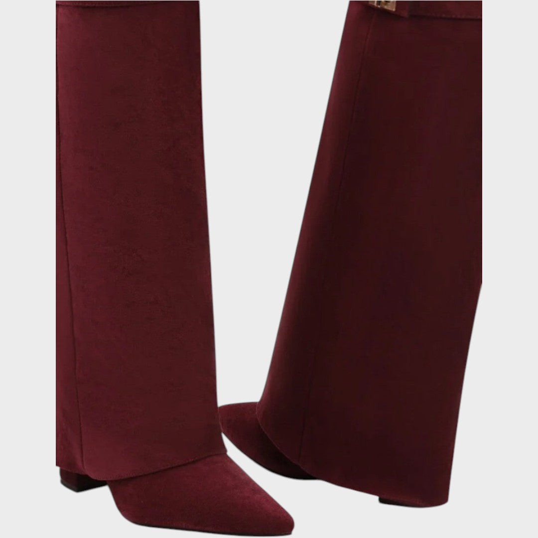 Lunara | High-Cut Suede Boots 