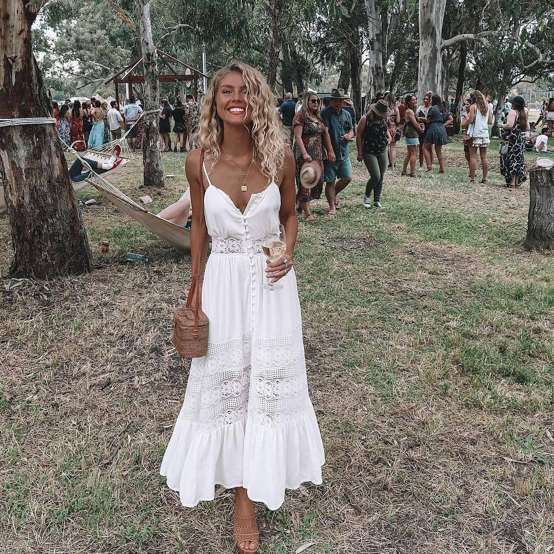 Kori | Summer Dress with Lace Details