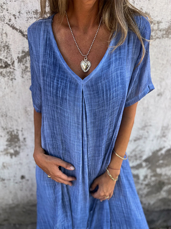 Brooke | Relaxed V-Neck Flow Dress