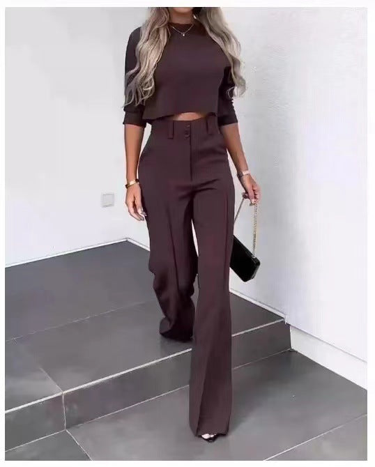 Isabela | Wide Leg Trouser Set