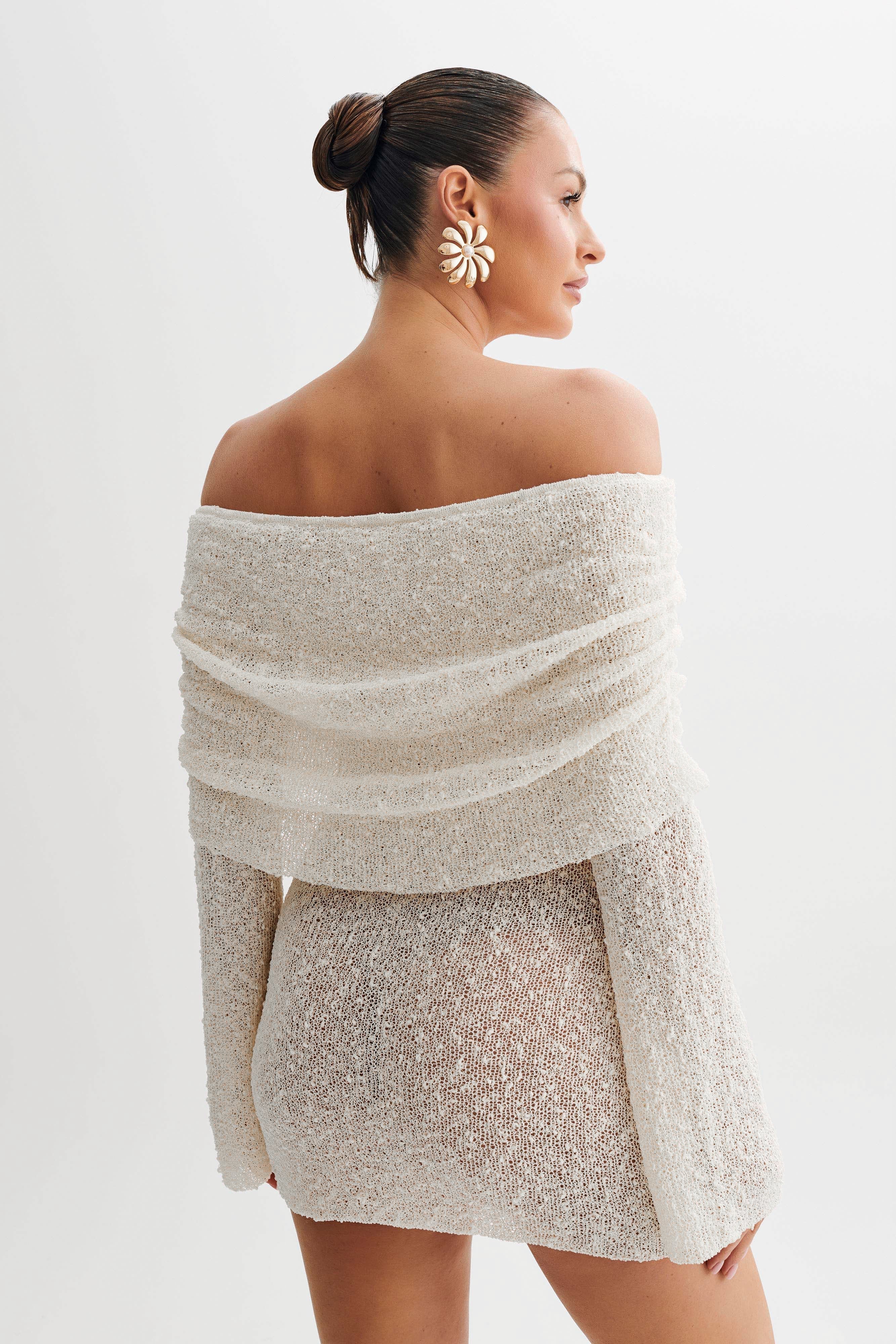 Shaye | Knitted Off-the-Shoulder Dress