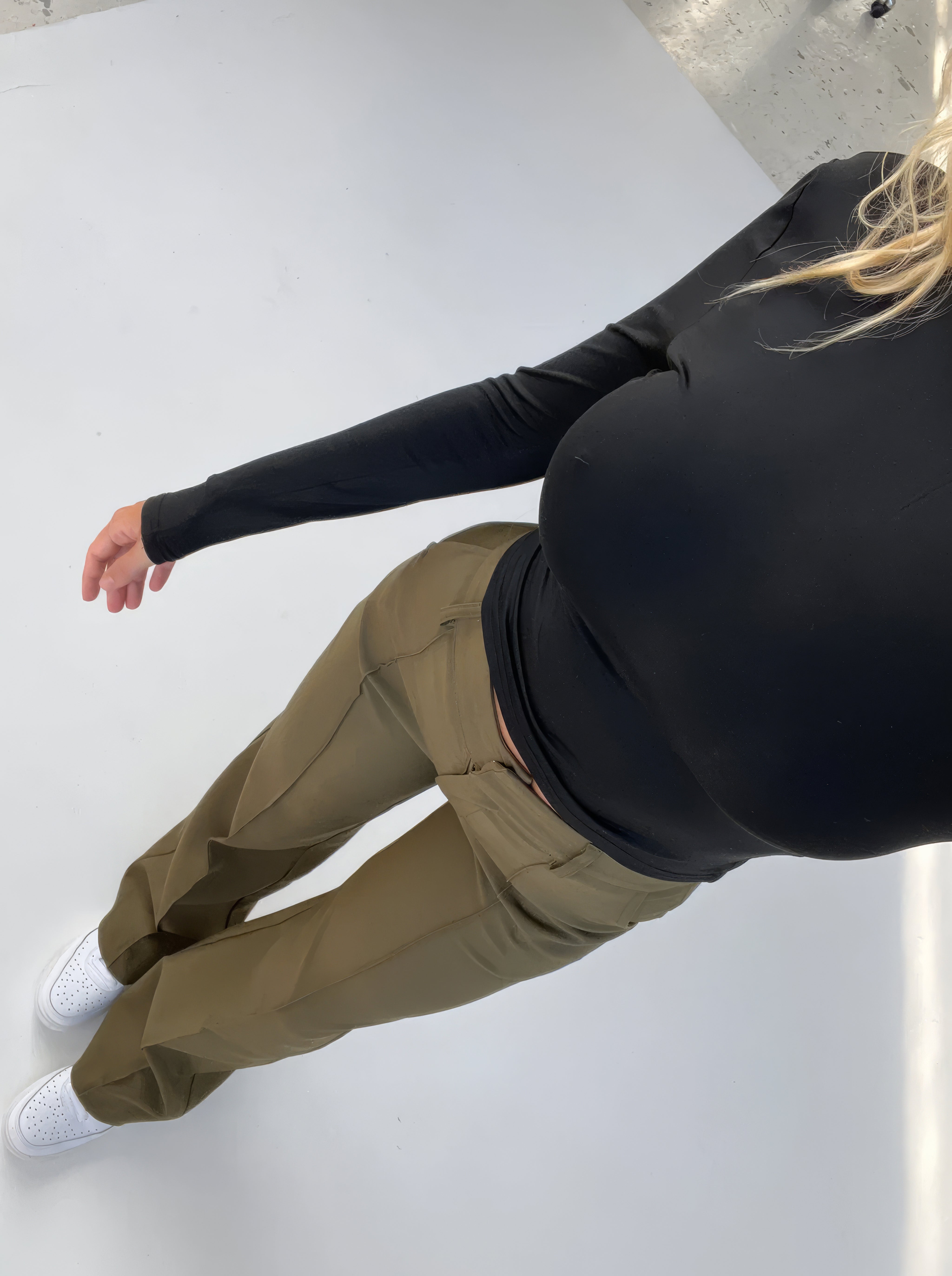Eliza | Wide Leg Trousers with Seam Detail