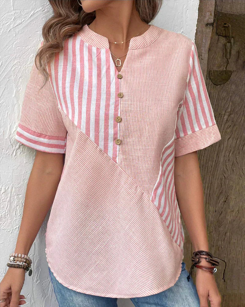 Maveline - Classic Striped Top