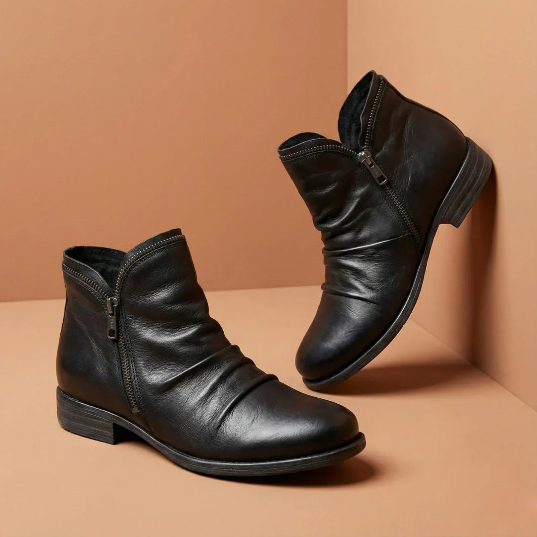 Kendra | Side-Zip Ankle Boots
