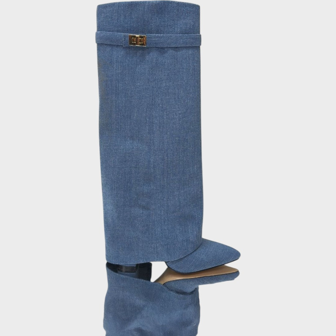 Lunara | High-Cut Suede Boots 