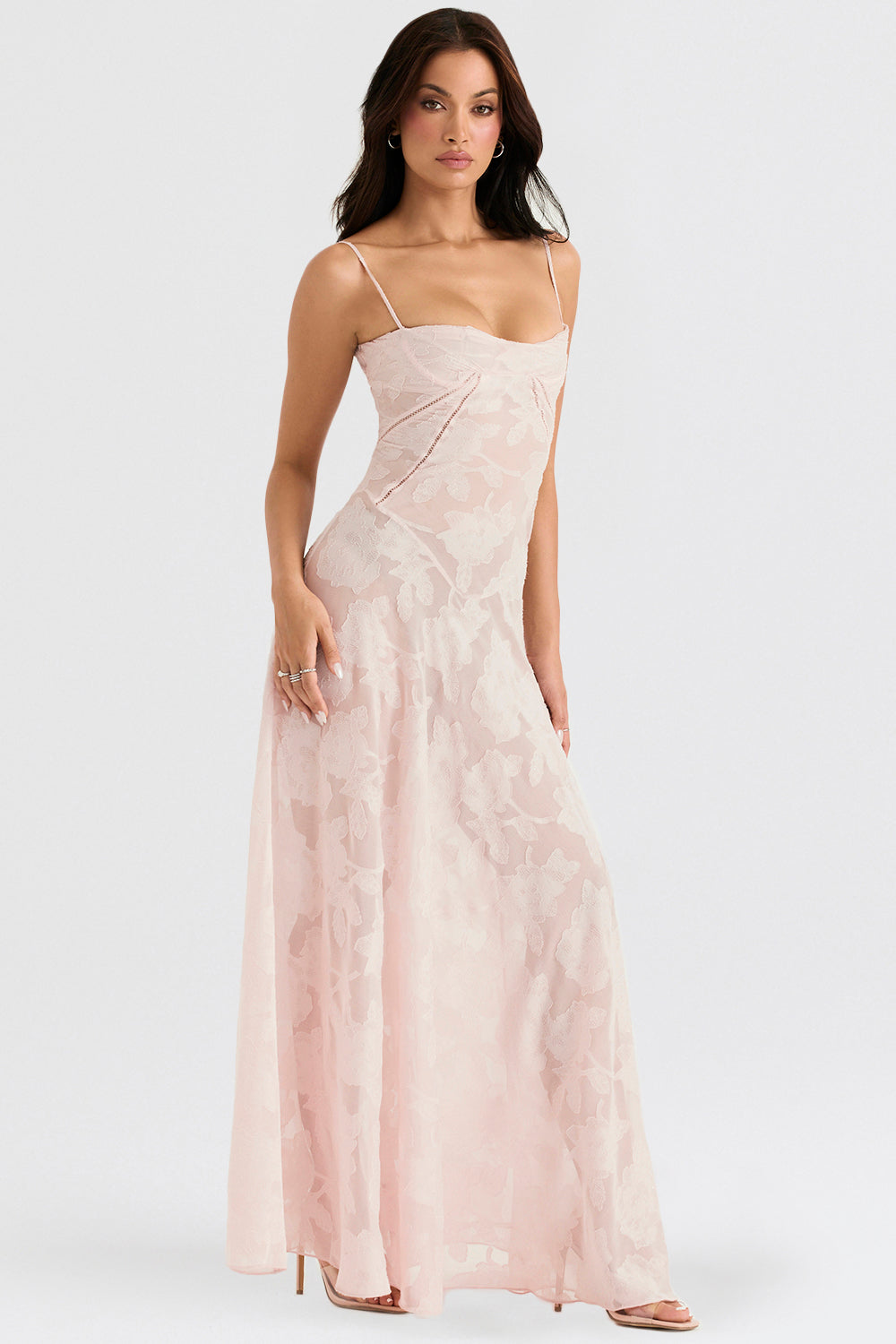 Dean | Maxi Dress Embroidered Elegant
