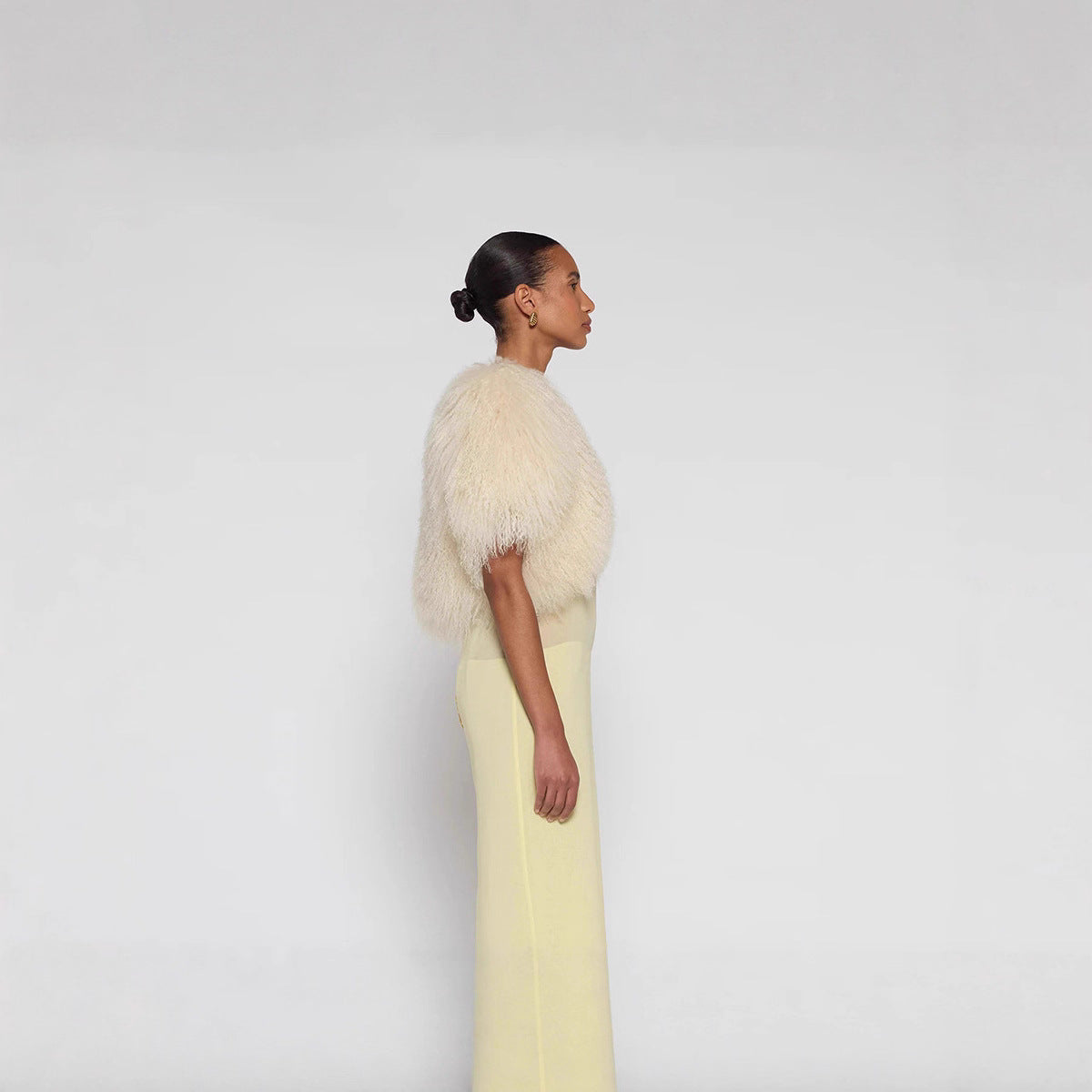 Cleo | Faux Fur Collar Voluminous