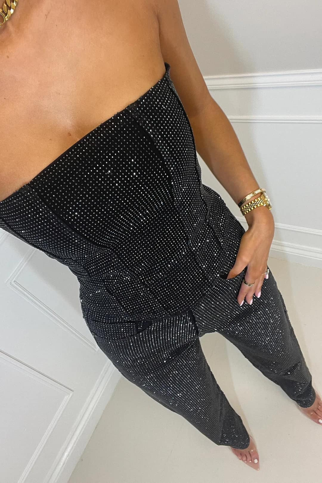 Mckenna | Statement Sequin Jumpsuit for Women