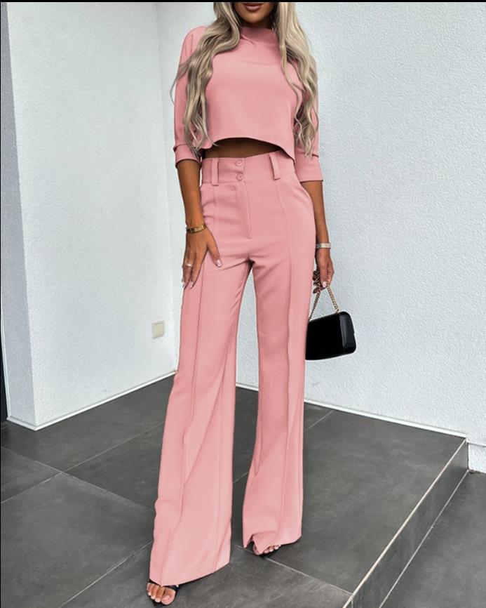 Isabela | Wide Leg Trouser Set