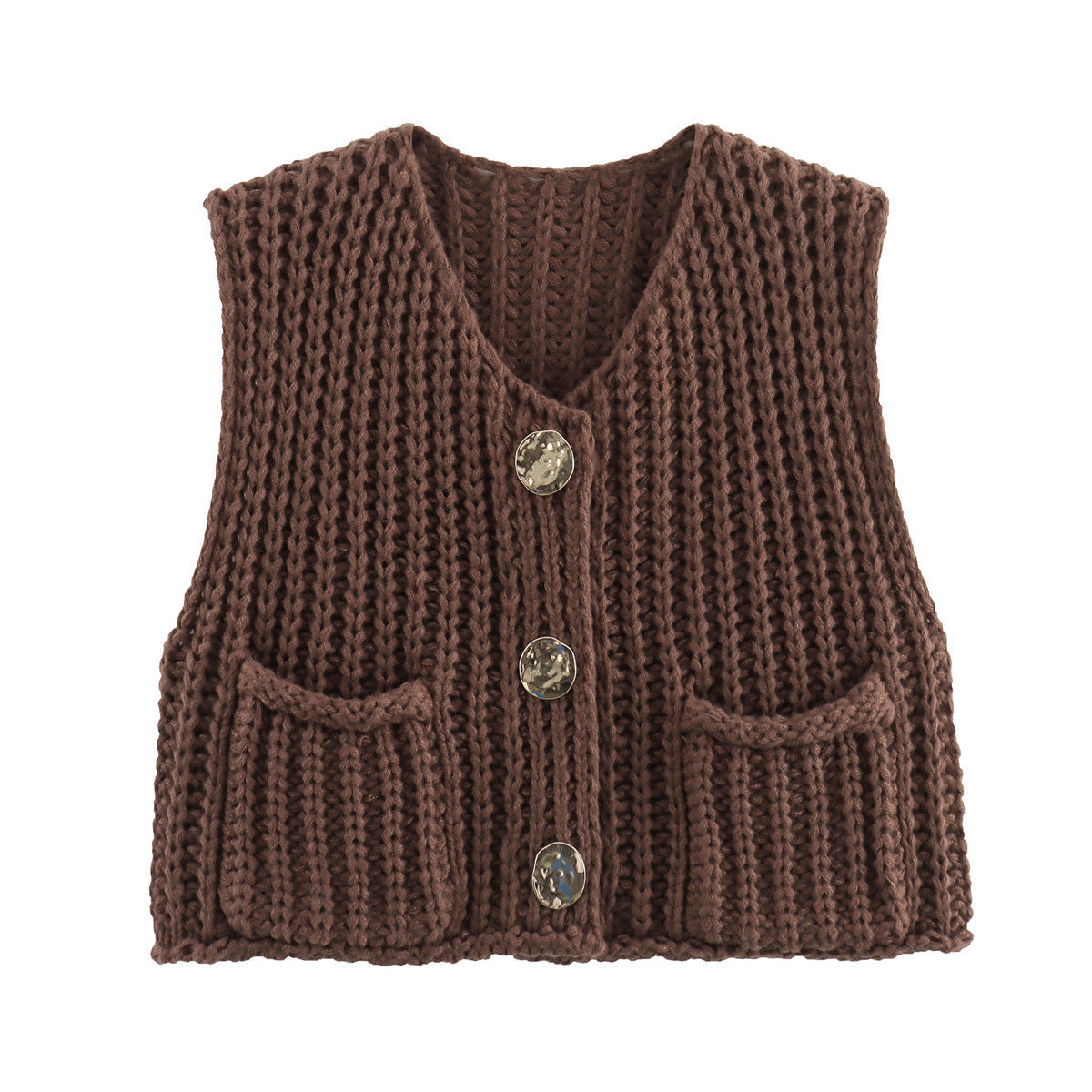 Madelin | Vest with Chunky Knit Texture
