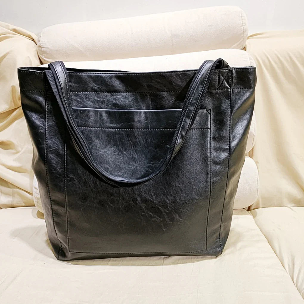 Monica | Women's Soft Leather Tote Bag for Everyday Use