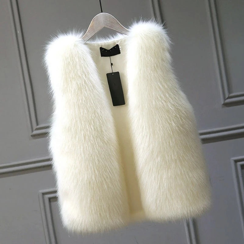 Addison | Luxury Faux Fur Vest for Women: Instant Glamour and Warmth