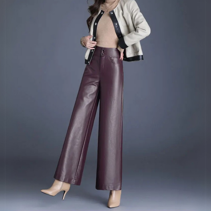 Mark | High-Waisted Wide Fit Trousers