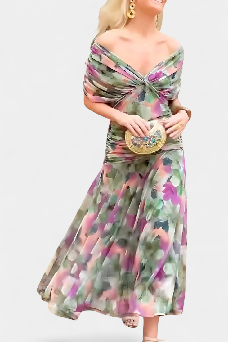 Rebeca | Dress with Sheer Sleeves