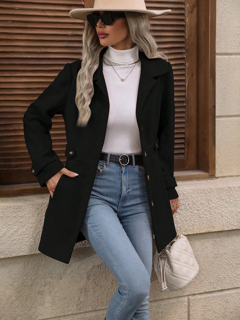 Herminia | Elegant Women's Trench Coat with a Flattering Fit