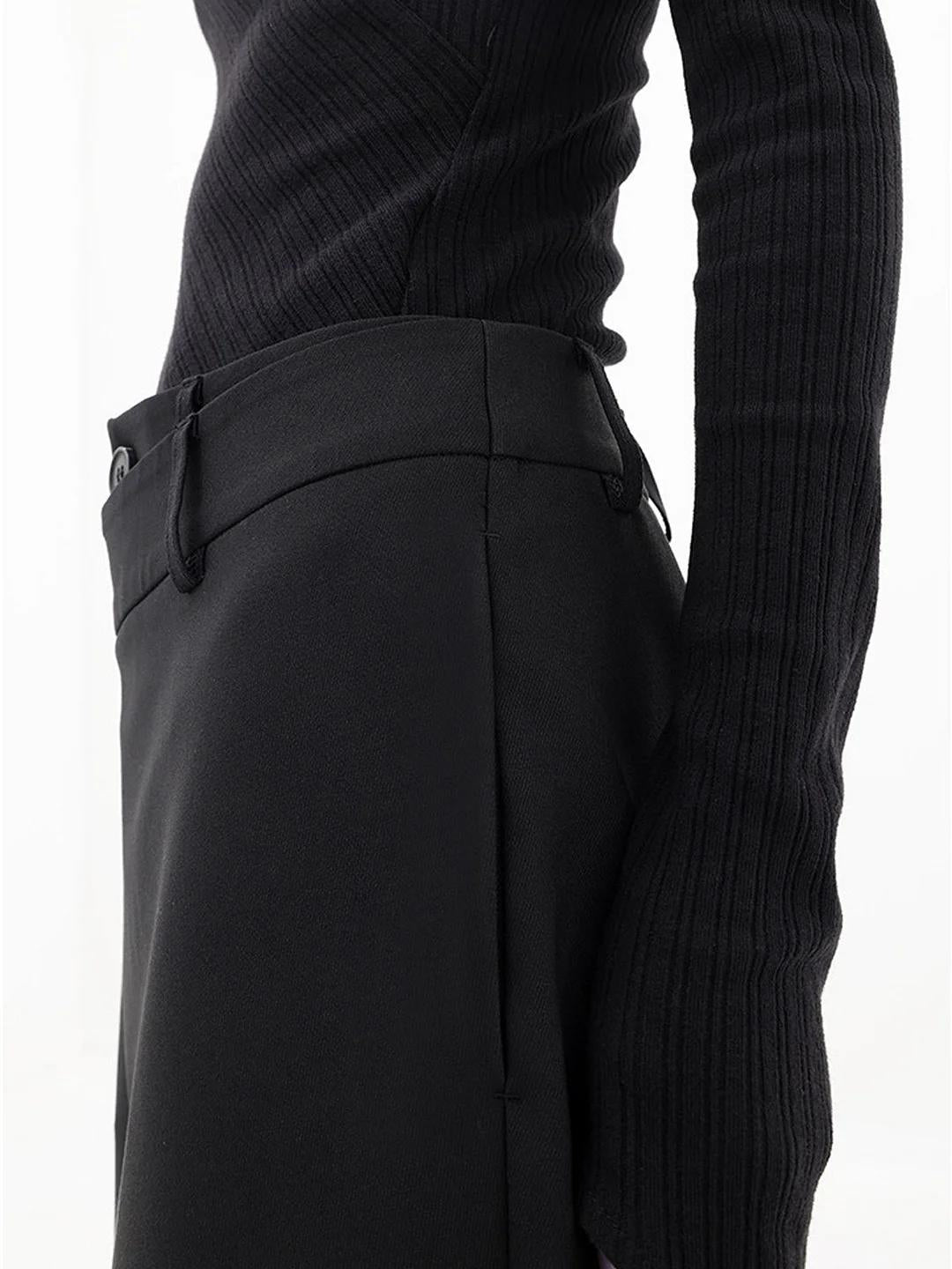 Saarin | Trousers with an Asymmetrical Wrap Design
