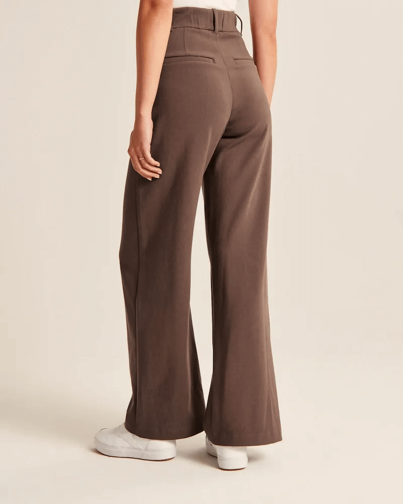 Ethelene | High-waisted pleated trousers
