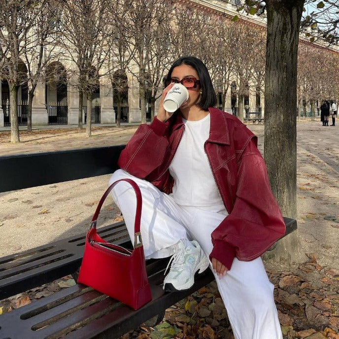 Sélis | Oversized Bomber Jacket