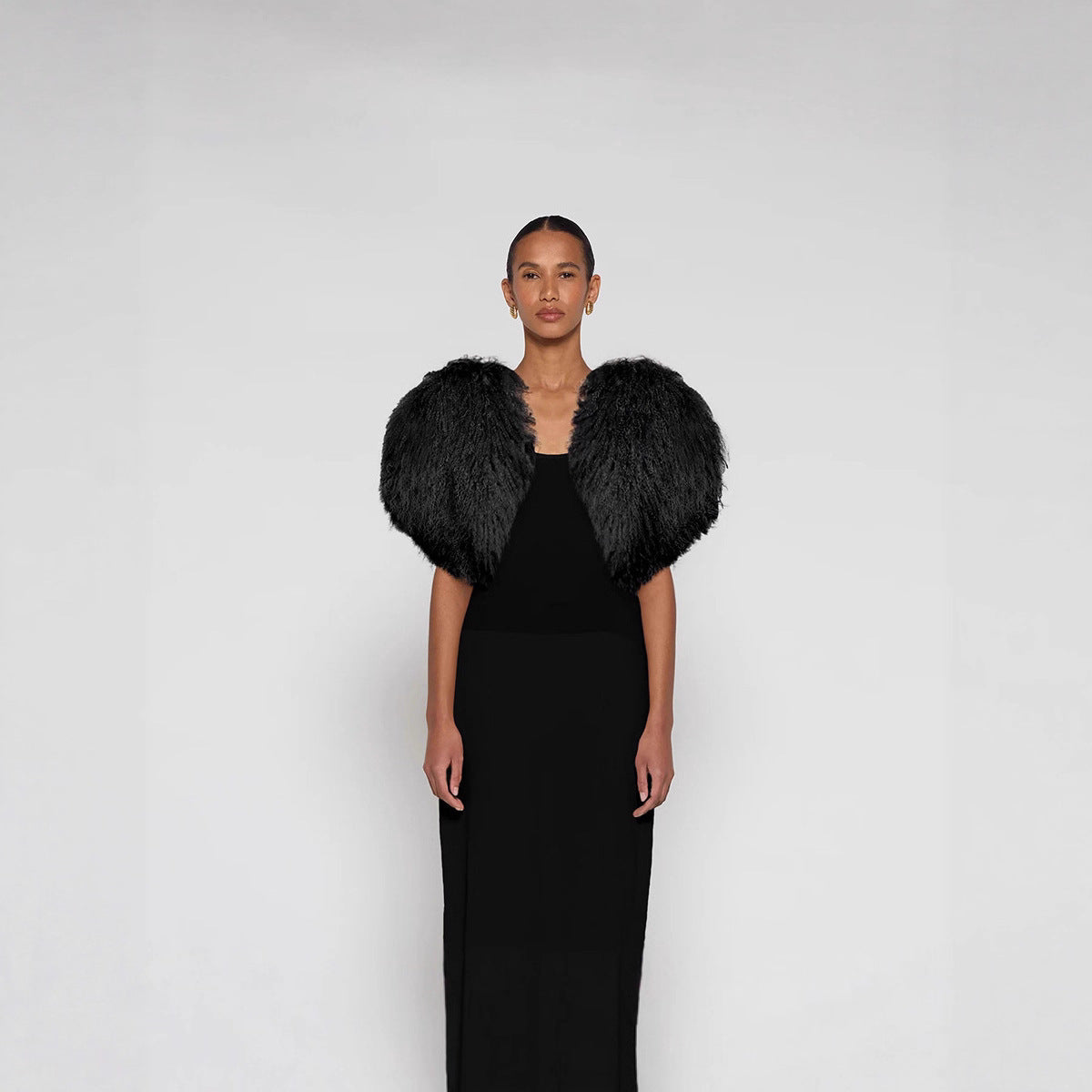 Cleo | Faux Fur Collar Voluminous