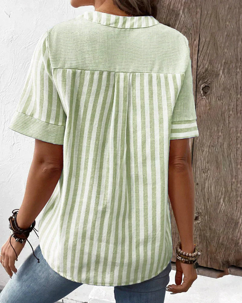 Maveline - Classic Striped Top