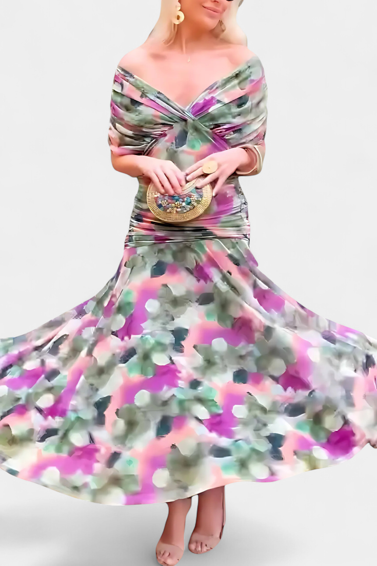 Rebeca | Dress with Sheer Sleeves