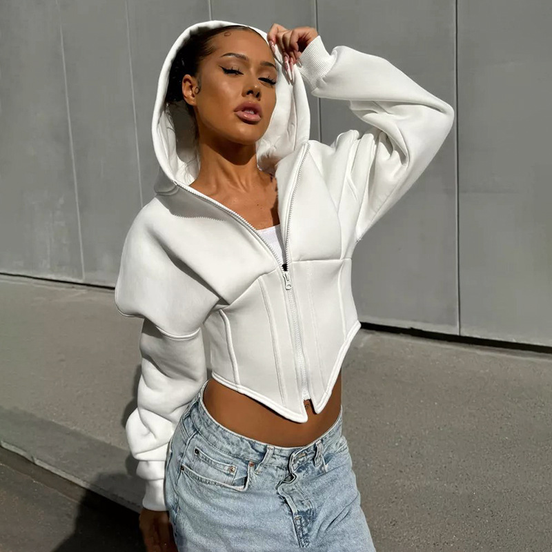 Eleni | Hoodie with corset detail