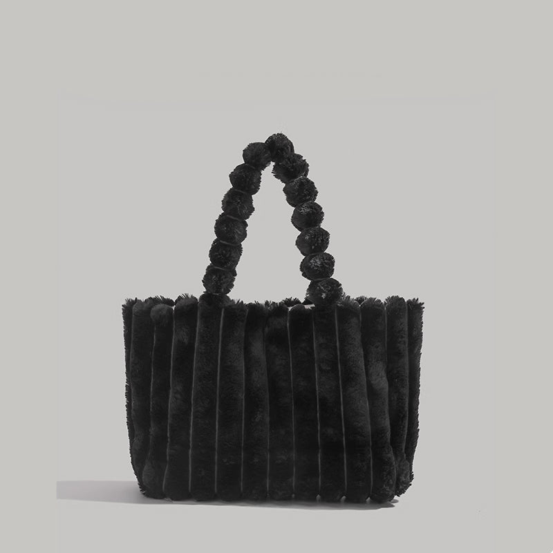 Eric | Plush Faux Fur Shoulder Bag
