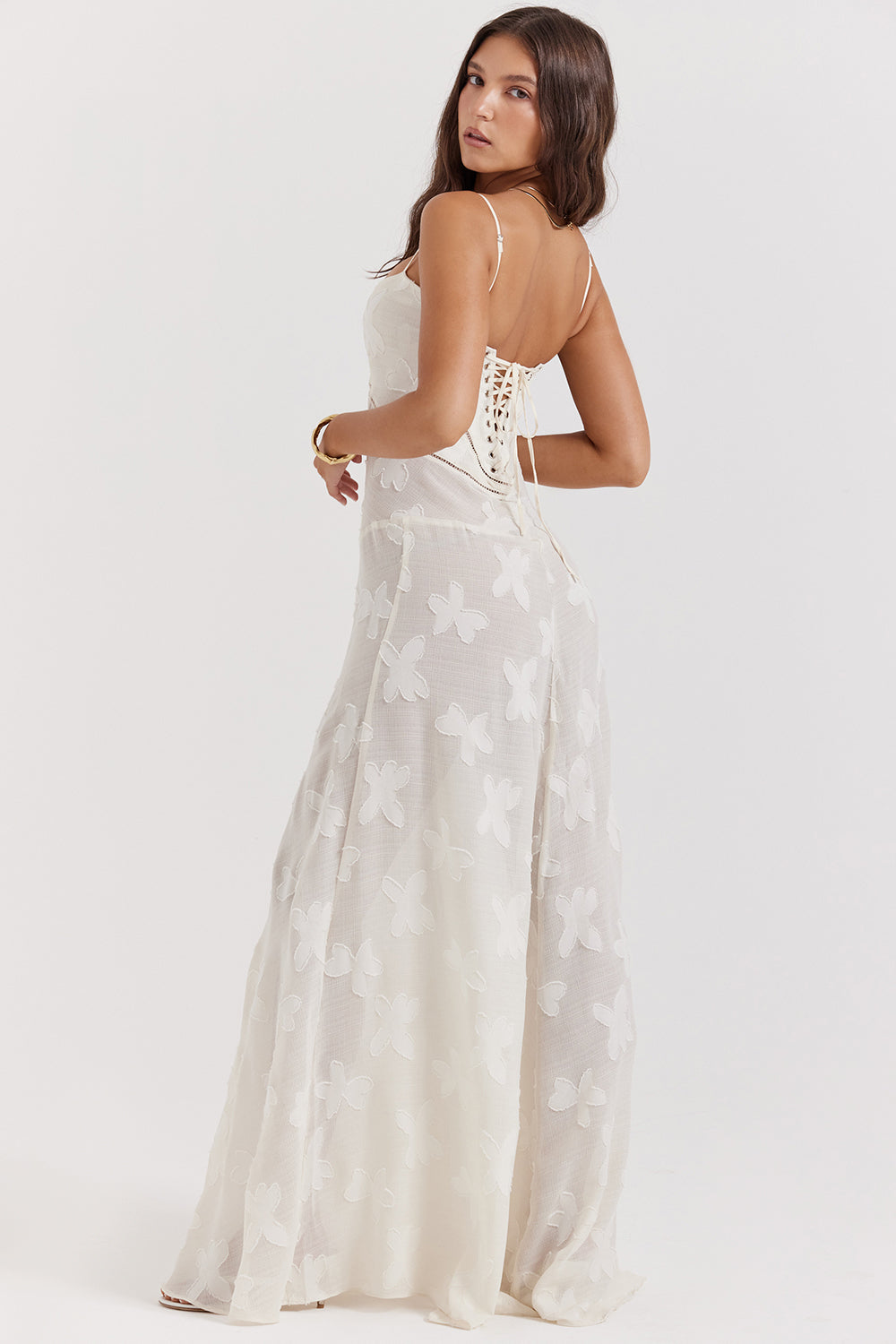 Dean | Maxi Dress Embroidered Elegant