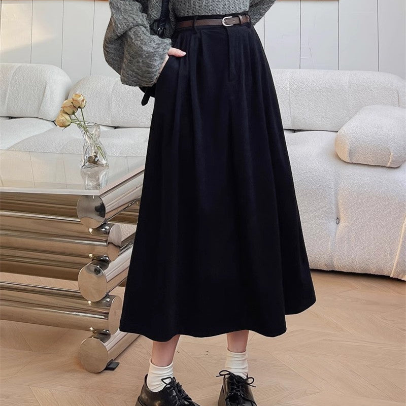Zoya | Midi Skirt High Waist A-line