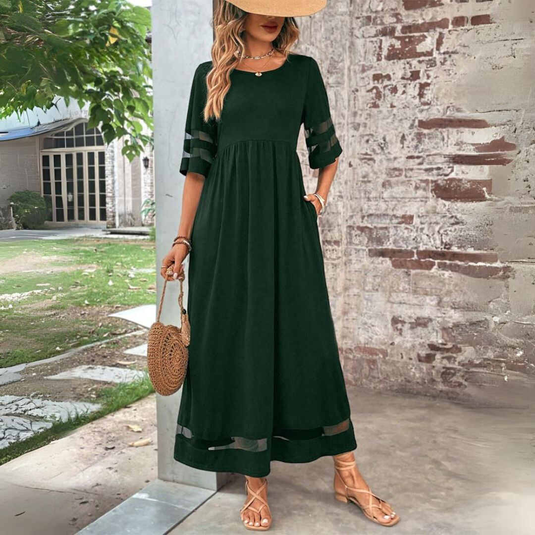 Jordan | Modern Sheer Sleeve Maxi