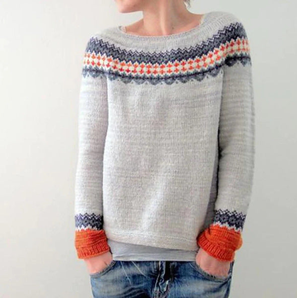 Sienna | Green Forest Print Sweater