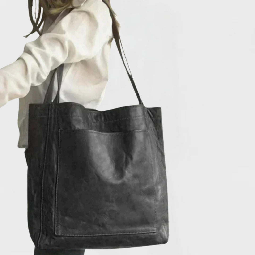 Monica | Women's Soft Leather Tote Bag for Everyday Use
