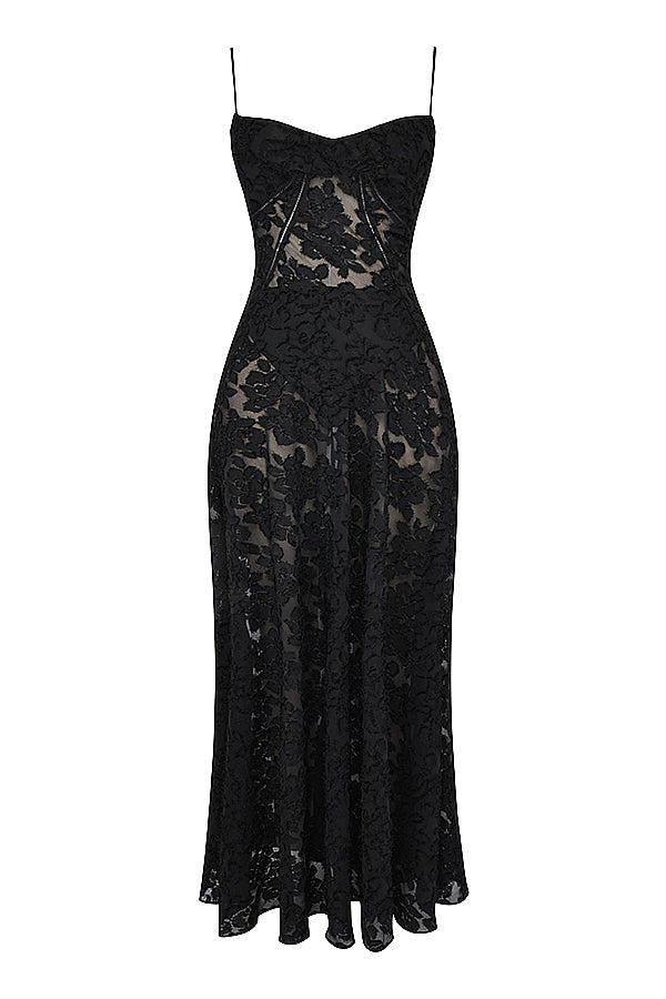 Dean | Maxi Dress Embroidered Elegant