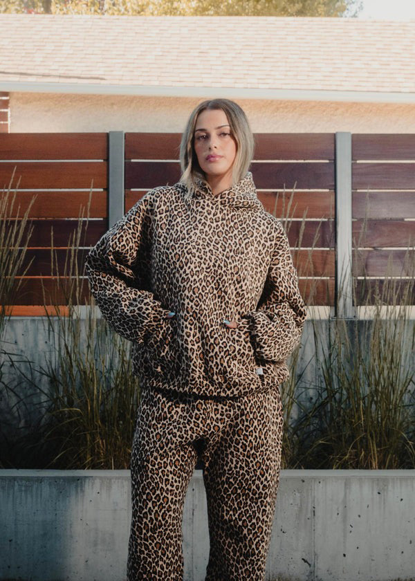 Abrielle | Leopard Print Hoodie