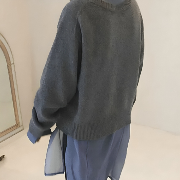 Tami | Women's Cardigan with Asymmetrical Buttons