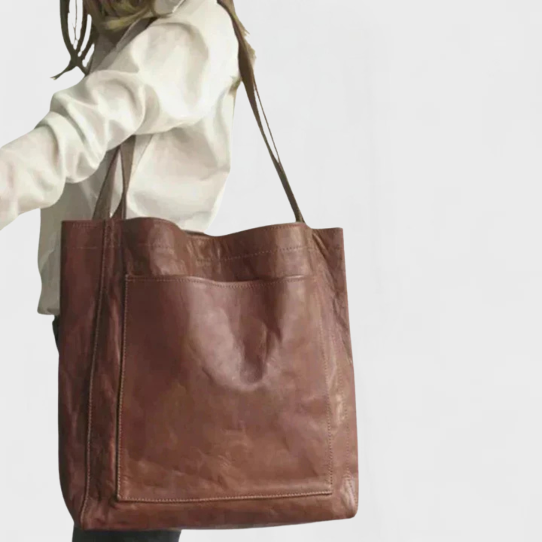 Monica | Women's Soft Leather Tote Bag for Everyday Use