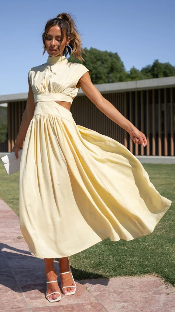 Yamilet | Maxi Dress with Cut-Out Waist