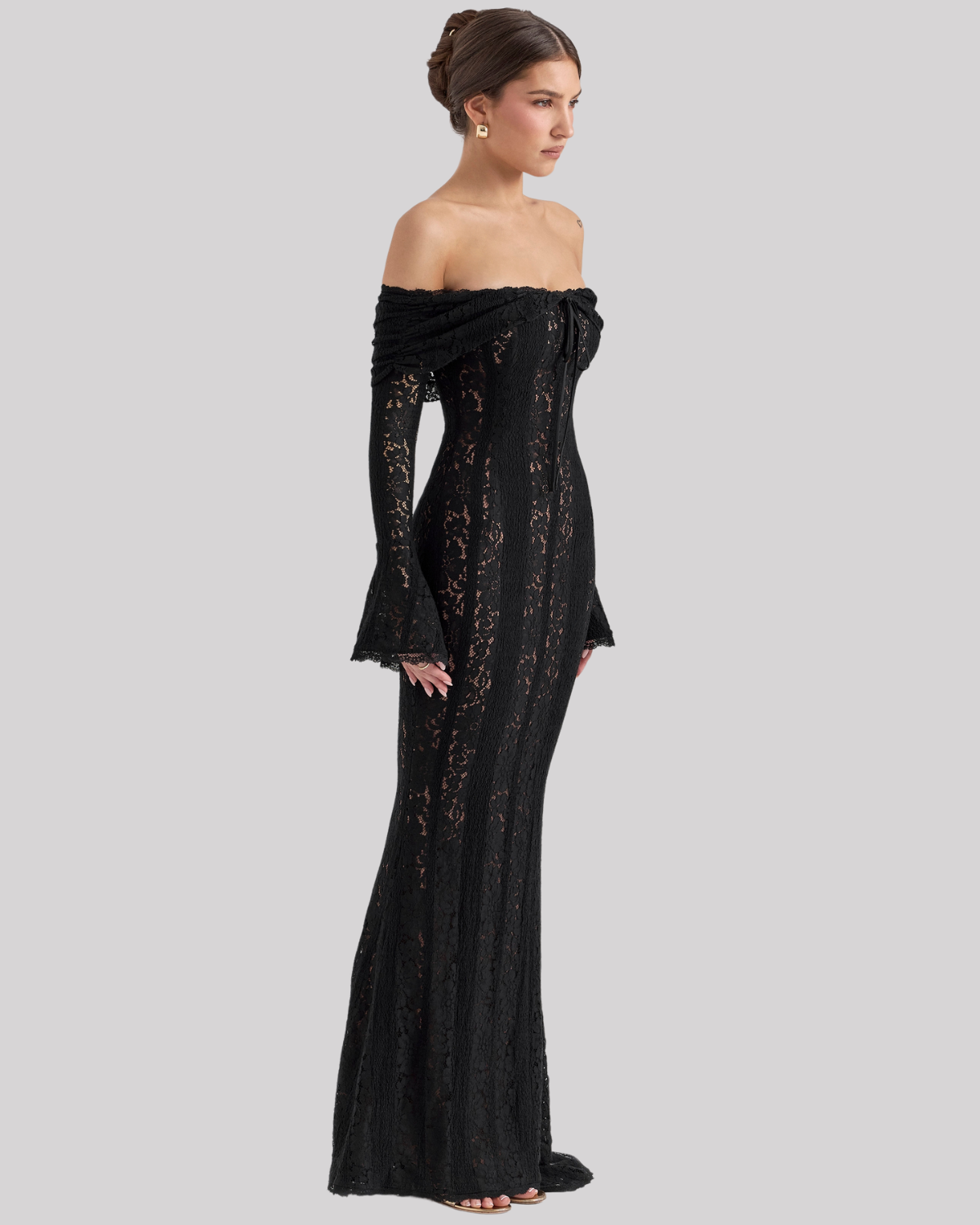 Aréa | Floral Off-Shoulder Dress
