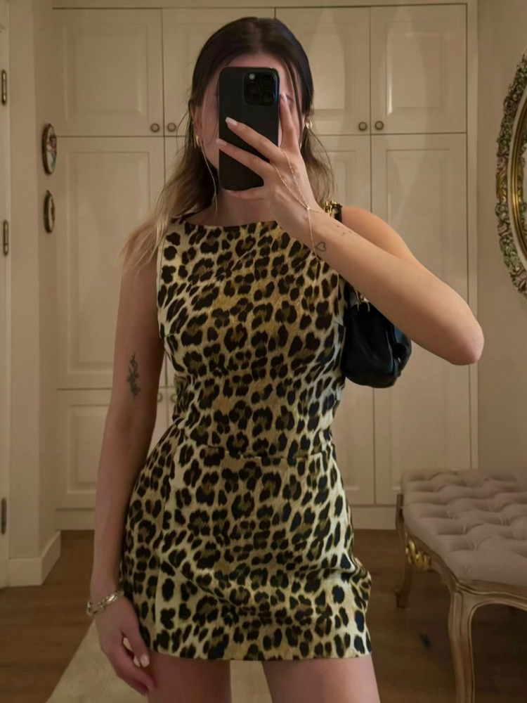 Dominga | Leopard Print Dress