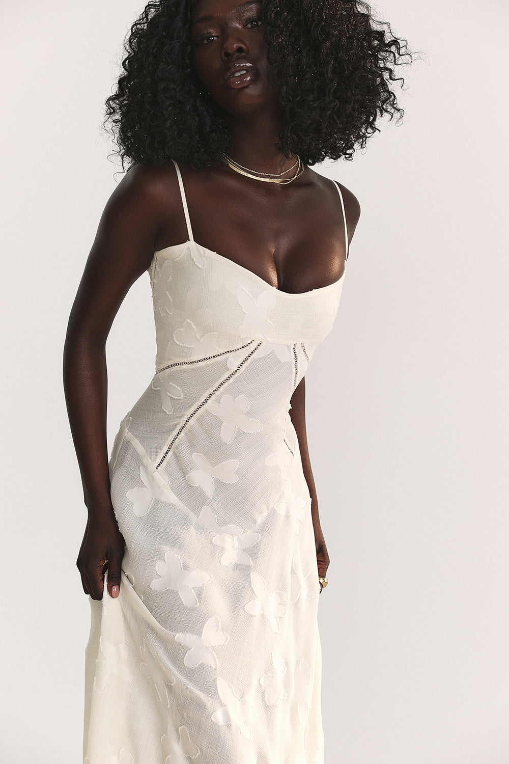 Dean | Maxi Dress Embroidered Elegant