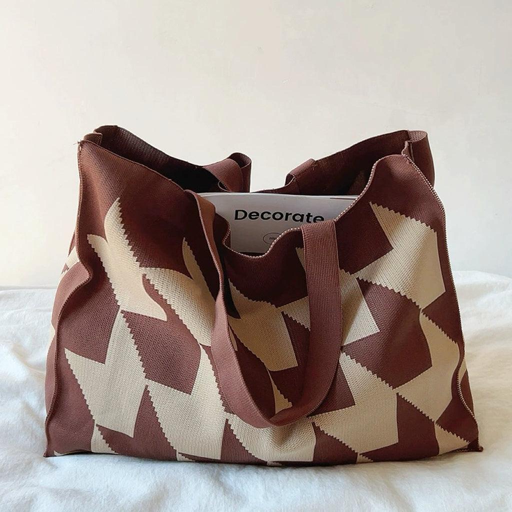Jesica | Shopper Bag Geometric Pattern