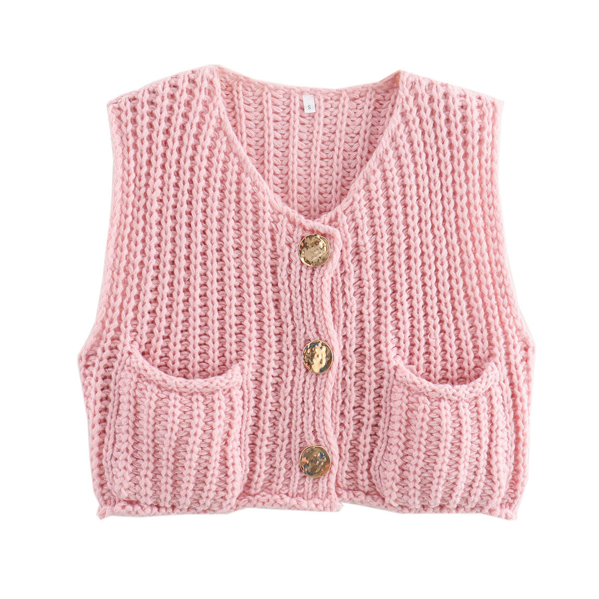 Madelin | Vest with Chunky Knit Texture