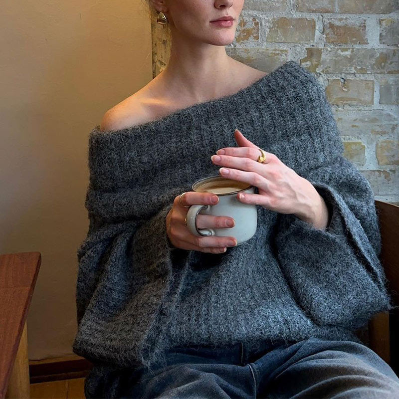 Vianney | Women's Knitted Off-the-Shoulder Sweater