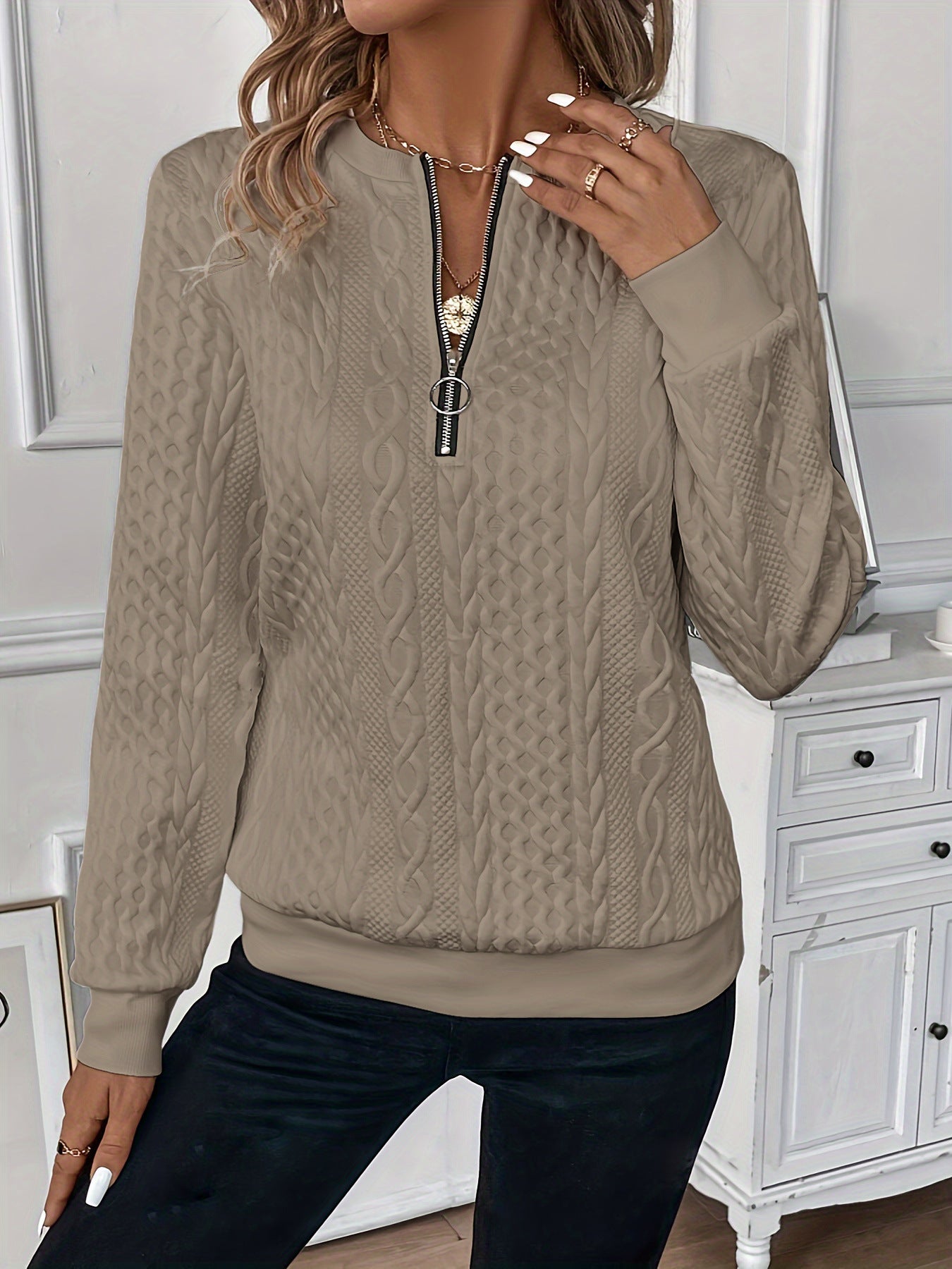 Chanel | Women's Cable Knit Sweater